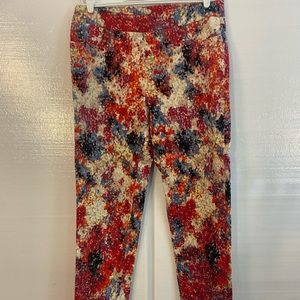 The Look multi color pants! Sz 16 NWOT